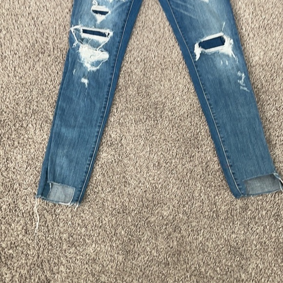 American Eagle denim supper low Jeggings jean size 10 - Picture 2 of 9